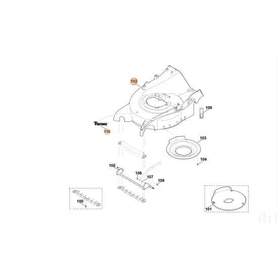 STIHL  Obudowa 6375 700 8510